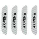 2 Set Car Door Anti-Collision Warning Reflective Stickers Open Stickers Lon P7A9