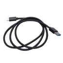 1m Type C USB 3.1 A male to USB 3.0 Male Data Charge Cable Adapter Black S3L3