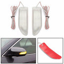 2Pcs LED Car Side Mirror Turn Signal Light Amber Indicator Lamp Yellow color