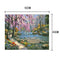 DIY Painting by Numbers Romantic Creek Oil Painting on Canvas Home Decor
