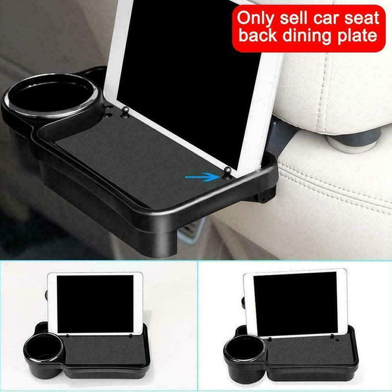 1*Universal Car Rear Back Seat Table Drink Food Cup Set Phone Stand Holder U4Q8