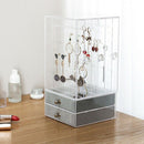 New Acrylic Jewelry Organizer Box for Necklace Display Storage Case Earring