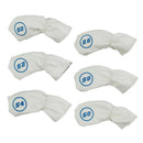 Golf Iron Headcovers PU Leather Case for 50-60 Degree 6Pcs/set