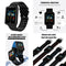 Electronic Sports Bluetooth Smart Watch Alarm Clock 180mAh Men Women Black