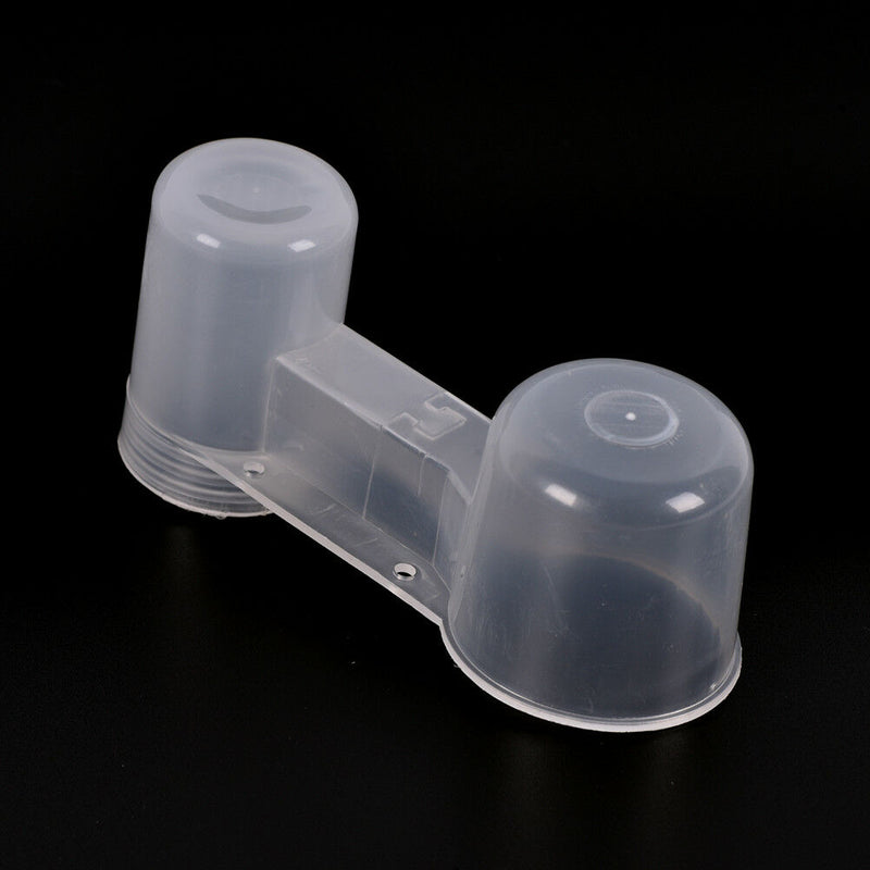 2pc bird feeder drinker cup water bottle drinking bowl poultry dove pet pigeon J