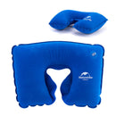 NatureHike U Shape Inflatable Neck Pillow Memory Massage Protect Headrest C