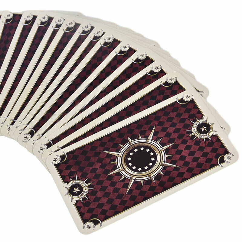 78pcs Tarot Cards Mystical Manga Tarot Cards Party Tarot Deck Supplies Engl Hn