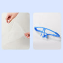 7Pcs Transparent Full Face Shield Anti-Splash Anti-fog Face Frame Glasses