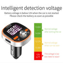 Car Bluetooth 5.0 ,Wireless FM Transmitter,With Dual USB, PD3.0 Output, Sup