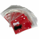 100pcs Clutch bag Red CATS Bag of Candy Biscuits Gift E3I5