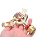 5 Piece 3/4 Inch Metal Irrigation Garden Lawn Lawn Full 360 Rotary Water Ir
