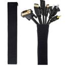 Cable Management Sleeve Zipper Wrap Cord Organizer For Home Office Neopren.kz