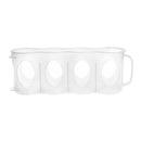 4 Pack Beer Soda Can Holder Storage Organization Fridge Rack Plastic Space
