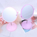 Makeup Mirror 2 Side Cosmetic Rotate Stand Table Plastic Dresser  Mirror J â„–[