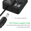 4Port USB 3.0 Hub 5Gbps High Speed On/Off Switches AC Power Adapter For PC Hn