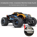 Stainless Steel Chassis Armor Set Axle Protector Plate for 1/10 RC Traxxas