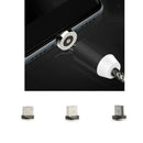 3Pcs Micro USB  Tips Head Cable Magnet For Cellphone Headset Tablets