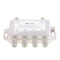 2x4 Satellite MultiSwitch Splitter FTA TV LNB Switch Cascade 2 in 4 Out