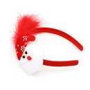 Cute Christmas Feather Headband for Baby Reindeer Hair Band Head Hoop Party Prop