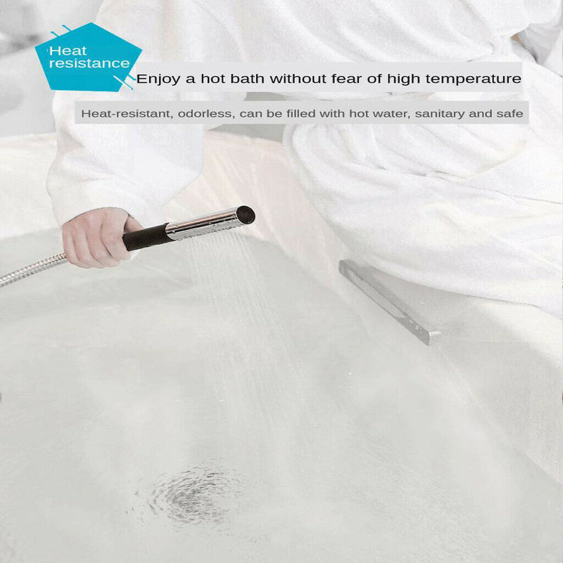20 Pack Ultra Large Disposable Plastic Film Bathtub Bag, Bathtub Lining Bags for