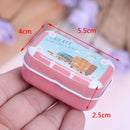 Mini tin trinket jewelry coin box tinplate storage case small rectangular-ran OZ