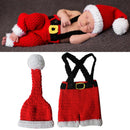 Suspender Trouser Warm Baby Knitting Set Photography Props Exquisite Christmas