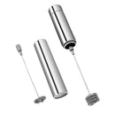 Electric Milk Frother Drink Foamer Whisk Mixer Stirrer Eggbeater mit 2 Heads
