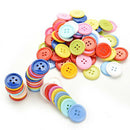 Generic DIY random color Set of 100 sewing buttons Craft for kids DIY toys, K5U6
