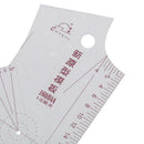 2pcs/set 1:5 Women Clothes Prototype Ruler Drawing Template Tailor Sewing T 3C