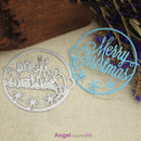 Merry Christmas Cutting Die Stencil Scrapbooking Card Album Template DIY