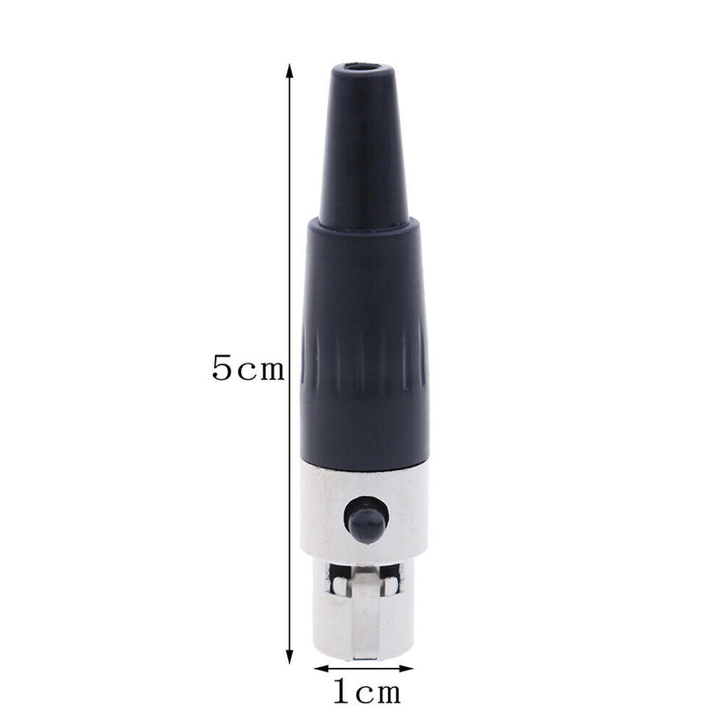 1Pc 3pin female plug mini TA3F XLR audio microphone connector MIC adapte3c