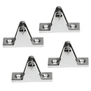 4pcs Stainless Steel Base Deck Hinge Fitting Boat Cover Canopy Hardware \ U0026