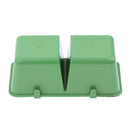 20 PCS Single and Double Rectangle Cup Bird Food Bowl Water Cup for Parrots