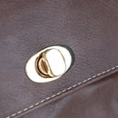 Fashion Women Shoulder Bag Satchel Crossbody Bags Sling Handbag (Dark Brown