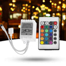 Mini 24 Button LED Key IR Remote RF RGB Controller Strip 5050 Light For 352 F0P5