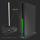 1X(Vertical Stand With Cooling Fan For Xbox One X, Console Holder Cooler Wi