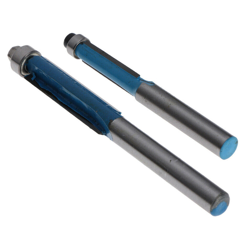 2PCS  Flush Trim Router Bit is Characterized by Higher Hardness and Longer Life