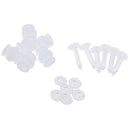 White Rubber Damping Balls w/ Anti-drop Pins Set for DJI Phantom 3 RC Drone