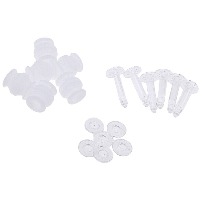 White Rubber Damping Balls w/ Anti-drop Pins Set for DJI Phantom 3 RC Drone