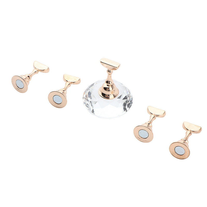 Magnetic Nail Tips Stand Holder Display Base for Salon DIY and Practice White