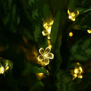 20LED 5m Solar Cherry Blossom String Light Decorative Lamp (Warm White)