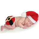 Crochet Knit Newborn Baby Photography Prop Soft Handmade Christmas Costume