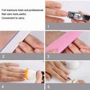12pcs/Set Pro Nail Polish Files Buffer Brush Manicure Care Beauty Tools Kit