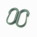 10  Key Hook Molle Buckle Outdoor Hanging Belt Carabiner Clip Green
