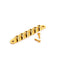 1 Set Guitar String Mounting Ferrules Bushings w/ Screws Golden Guitar Parts