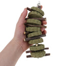Hamster Teeth Grinding Toys Rabbit Tree Branch Grass Ball Hanging Cage ToyA.3C