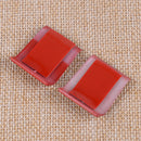2x Red Car Window Switch Button Cover Trim Fit For Jeep Wrangler JL 2018 2019