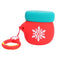 Santa Claus Gloves Silicone Case Earbuds Scratch-resistant Container for AirPods