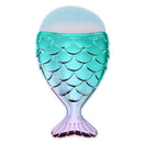 4pcs Green Mermaid Makeup Brush + 1pc Green Gradient Cosmetic Beauty Tools