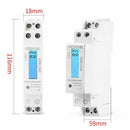 Single Phase LCD Backlit Wattmeter Power Consumption Watt Energy Meter kWh  A6A7